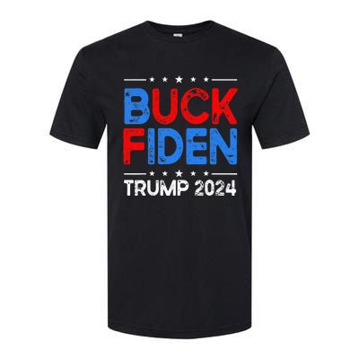 Buck Fiden Anti Biden Funny Impeach Joe Biden Softstyle CVC T-Shirt