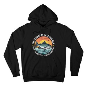 Bass Fishing Angler Funny Fisherman Catching Fish Hoodie