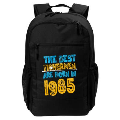 Best Fishermen Are Born In 1985 36th Birthday Fishing Retro Backpack