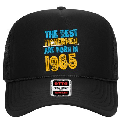Best Fishermen Are Born In 1985 36th Birthday Fishing Retro Hat
