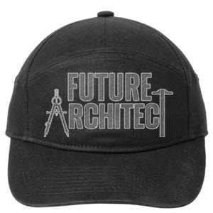 Best Future Architect Art Architecture Lover 7-Panel Snapback Hat