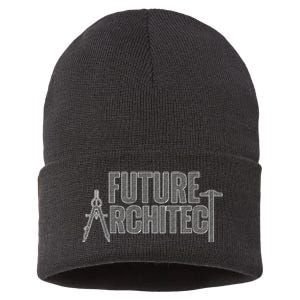 Best Future Architect Art Architecture Lover Sustainable Knit Beanie