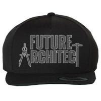 Best Future Architect Art Architecture Lover Wool Snapback Cap