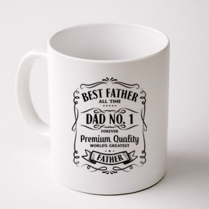 Best Father All Time No. 1 Premium Quality Print Coffee Mug