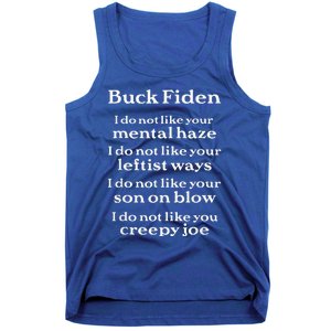 Buck Fiden Anti Biden Tank Top