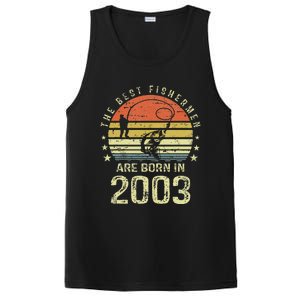 Best Fishermen Are Born In 2003 18th Birthday Fishing Gift PosiCharge Competitor Tank