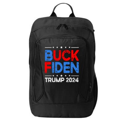 Buck Fiden Anti Biden Funny Impeach Joe Biden Trump 2024 City Backpack