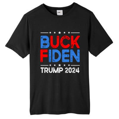 Buck Fiden Anti Biden Funny Impeach Joe Biden Trump 2024 Tall Fusion ChromaSoft Performance T-Shirt