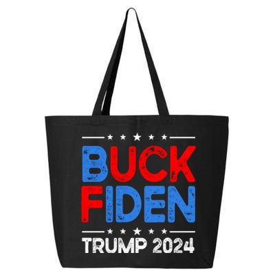 Buck Fiden Anti Biden Funny Impeach Joe Biden Trump 2024 25L Jumbo Tote