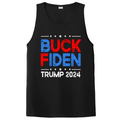 Buck Fiden Anti Biden Funny Impeach Joe Biden Trump 2024 PosiCharge Competitor Tank