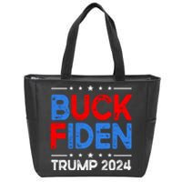 Buck Fiden Anti Biden Funny Impeach Joe Biden Trump 2024 Zip Tote Bag