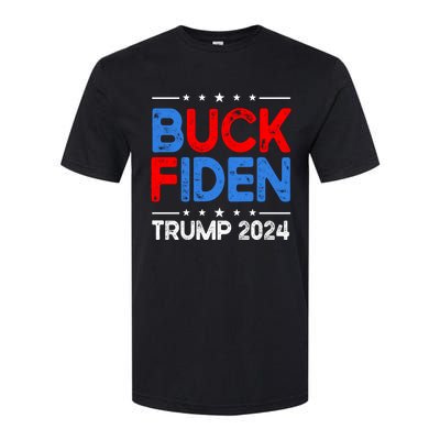 Buck Fiden Anti Biden Funny Impeach Joe Biden Trump 2024 Softstyle® CVC T-Shirt