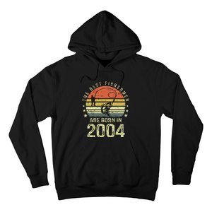 Best Fishermen Are Born In 2004 17th Birthday Fishing Gift Hoodie