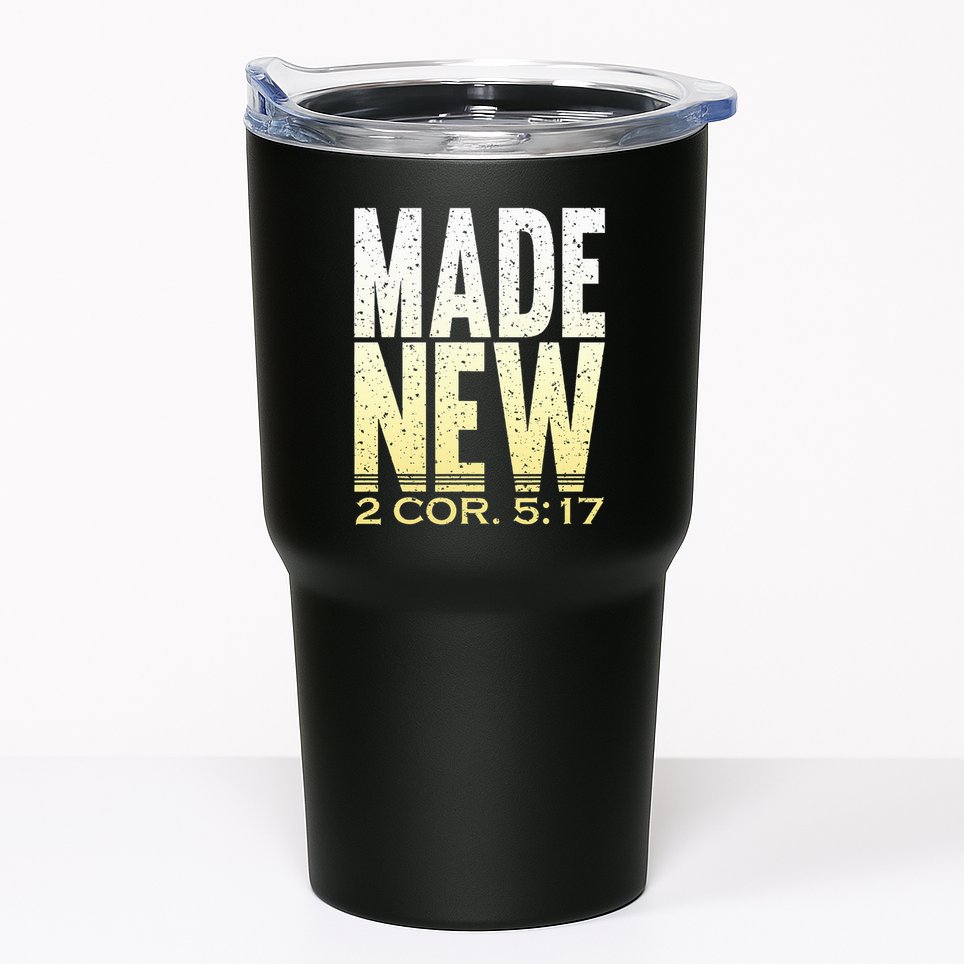Baptism  For Adults Made New Clothes Tumbler