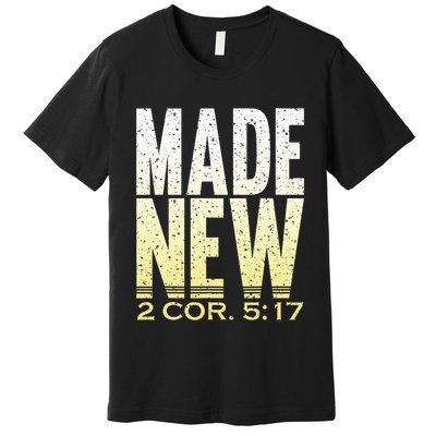 Baptism  For Adults Made New Clothes Premium T-Shirt