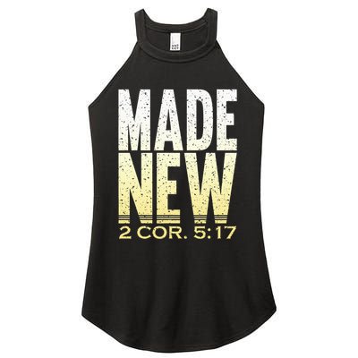 Baptism  For Adults Made New Clothes Women's Perfect Tri Rocker Tank