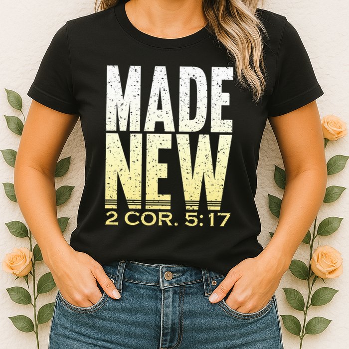 Baptism  For Adults Made New Clothes Womens T-Shirt