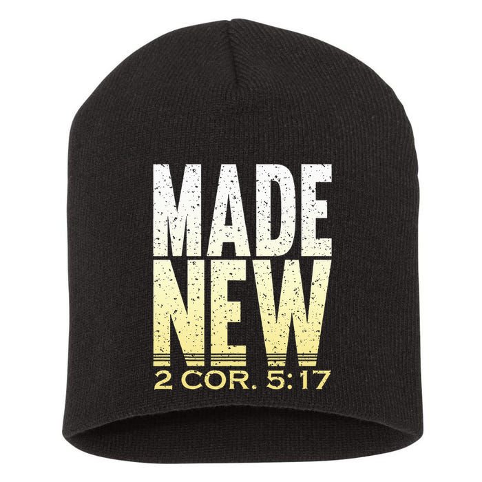Baptism  For Adults Made New Clothes Short Acrylic Beanie