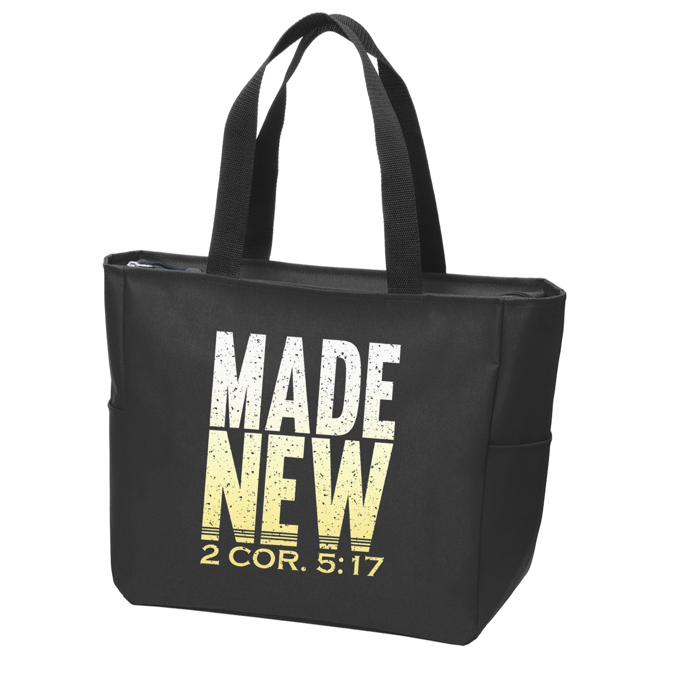 Baptism  For Adults Made New Clothes Zip Tote Bag