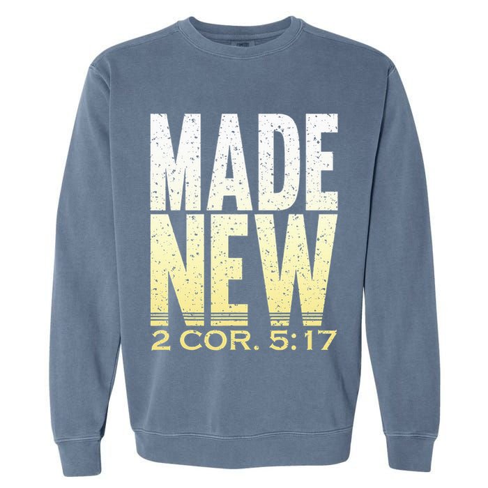 Baptism  For Adults Made New Clothes Garment-Dyed Sweatshirt
