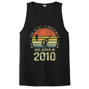 Best Fishermen Are Born In 2010 11th Birthday Fishing Gift PosiCharge Competitor Tank