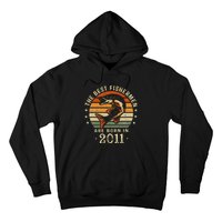 Best Fishermen Are Born In 2011 12th Birthday Fishing Gifts Hoodie