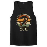 Best Fishermen Are Born In 2011 12th Birthday Fishing Gifts PosiCharge Competitor Tank