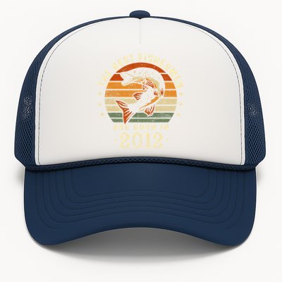 Best Fishermen Are Born In 2012 11th Birthday Fishing Gifts Trucker Hat