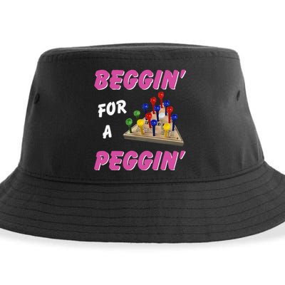 Beggin For A Peggin Sustainable Bucket Hat