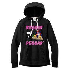 Beggin For A Peggin Women's Fleece Hoodie