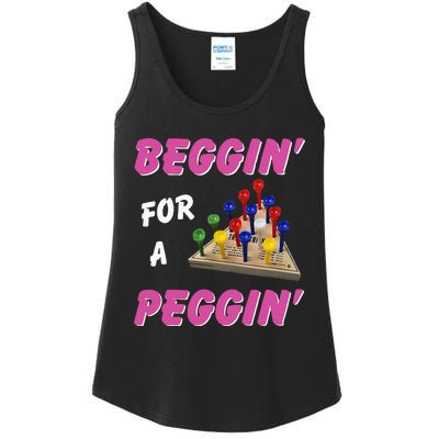 Beggin For A Peggin Ladies Essential Tank