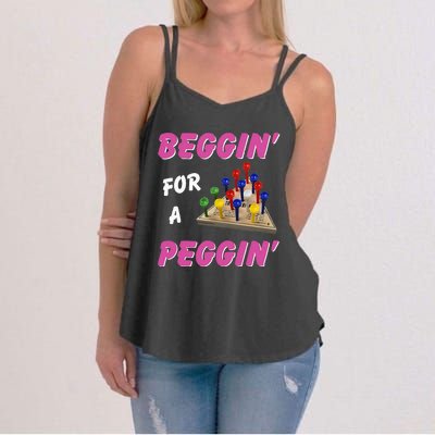 Beggin For A Peggin Women's Strappy Tank