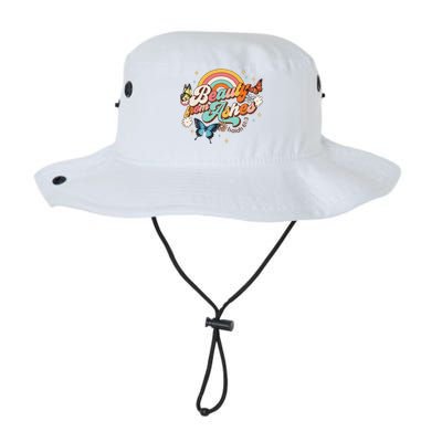 Beauty From Ashes Groovy Christian Faith Jesus God Lover Legacy Cool Fit Booney Bucket Hat