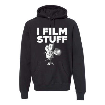 Best Filmmaker Art For Men Women Screenplay Film Filmmaking Premium Hoodie