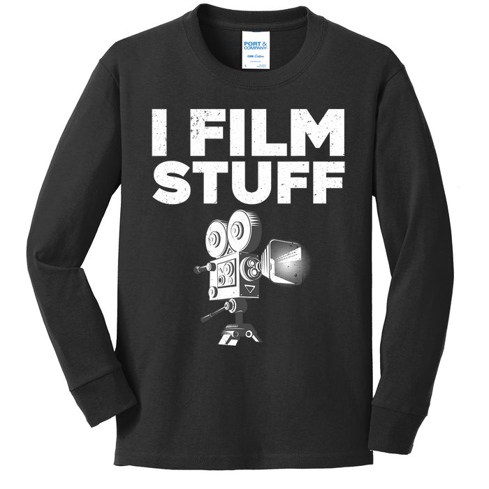 Best Filmmaker Art For Men Women Screenplay Film Filmmaking Kids Long Sleeve Shirt