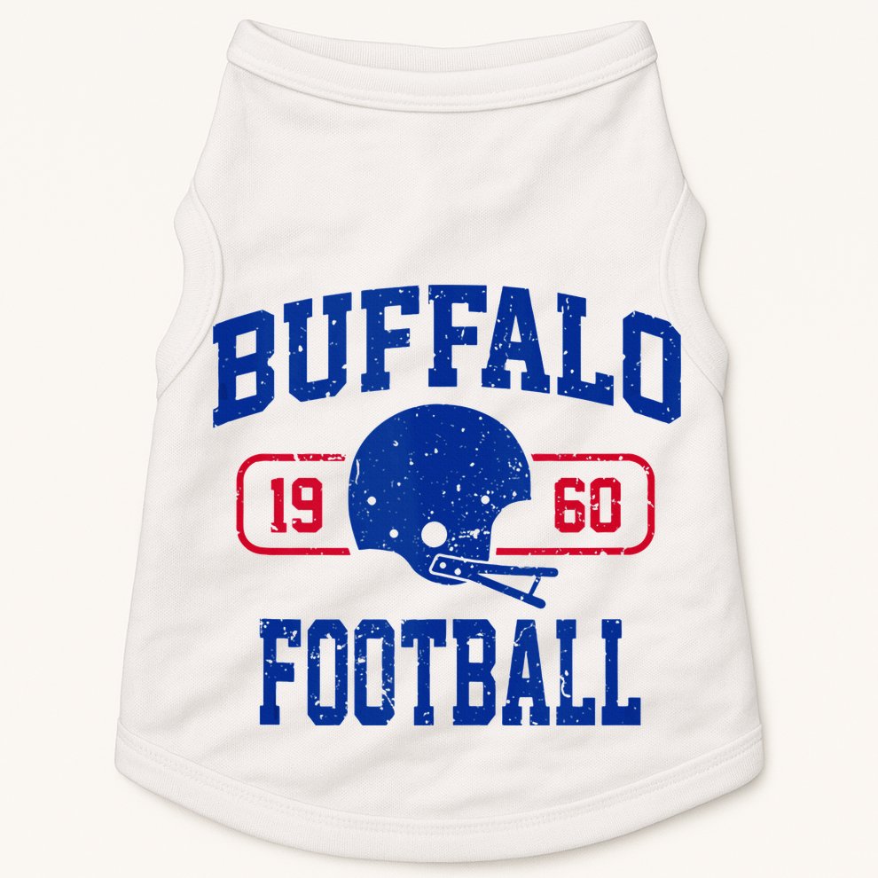 Buffalo Football Athletic Vintage Sports Team Fan Doggie Tank