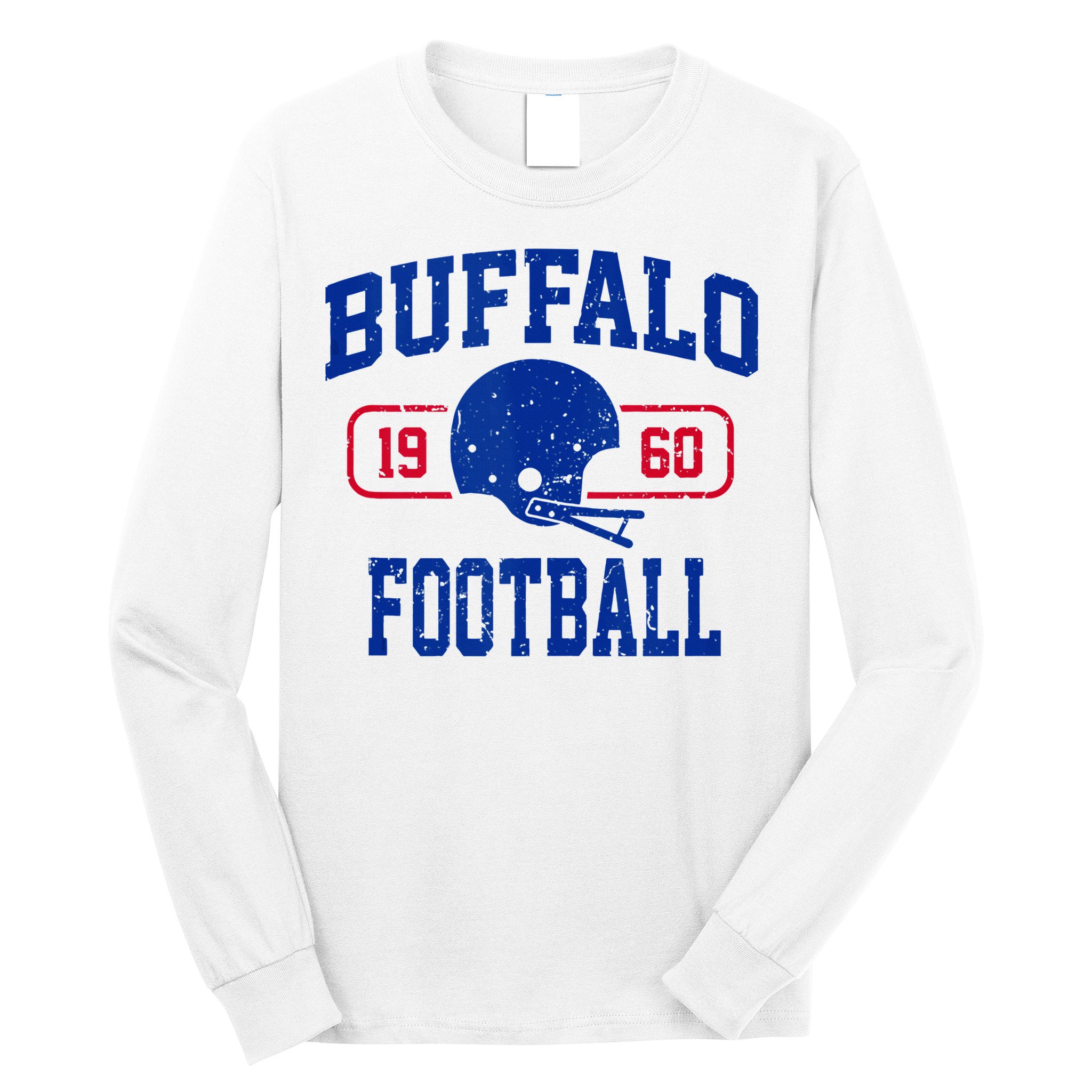 Buffalo Football Athletic Vintage Sports Team Fan Long Sleeve Shirt