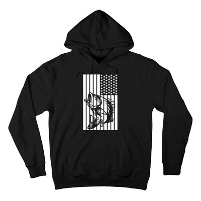 Bass Fishing American Hoodie