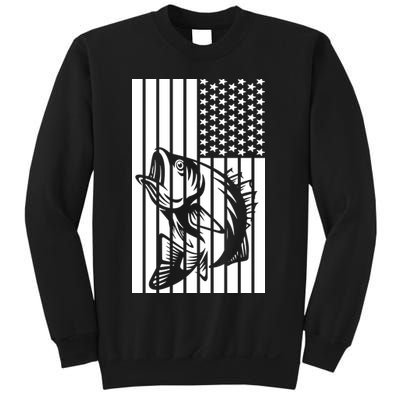 Bass Fishing American Sweatshirt