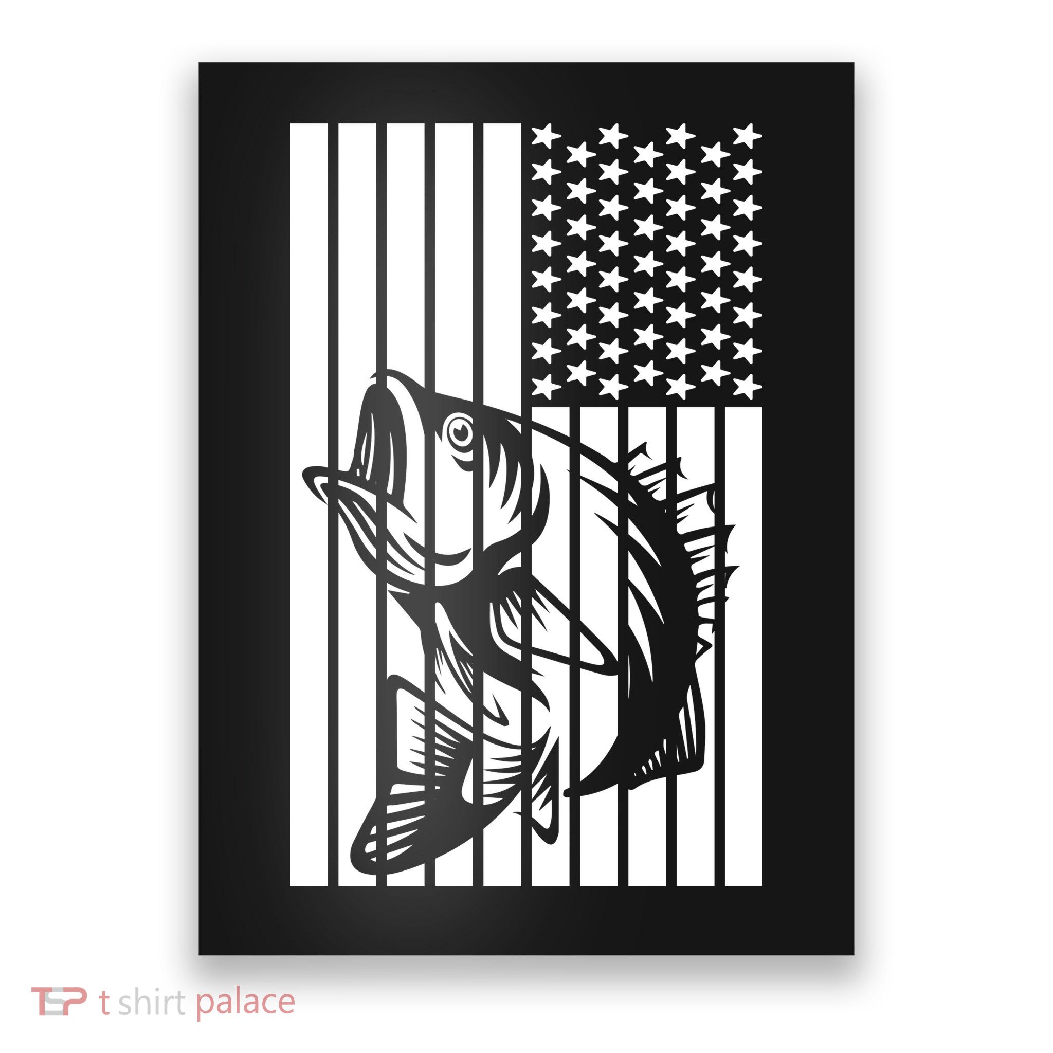 Bass Fishing American Poster