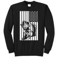 Bass Fishing American Tall Sweatshirt