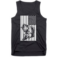 Bass Fishing American Tank Top