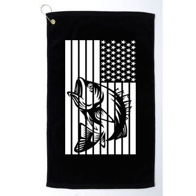 Bass Fishing American Golf Towel