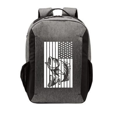 Bass Fishing American Vector Backpack