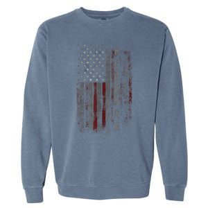 Bergara Family American Flag Garment-Dyed Sweatshirt