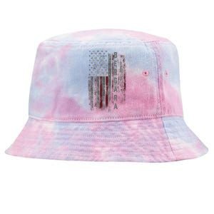 Bergara Family American Flag Tie-Dyed Bucket Hat