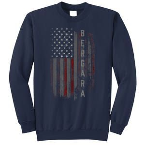 Bergara Family American Flag Sweatshirt