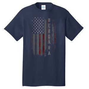 Bergara Family American Flag Tall T-Shirt