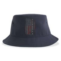 Bergara Family American Flag Sustainable Bucket Hat