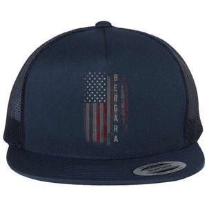 Bergara Family American Flag Flat Bill Trucker Hat